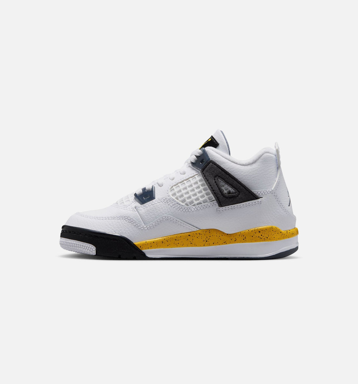 Air Jordan 4 Retro Rare Air Tour Yellow Preschool Shoes - White/Yellow/Grey
