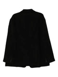 Black Comme Des Garçons wool gabardine blazer