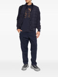 Moncler high-neck quilted-front jacket