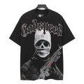 Godspeed Fortis Fortuna Washed Black Graphic T-Shirt