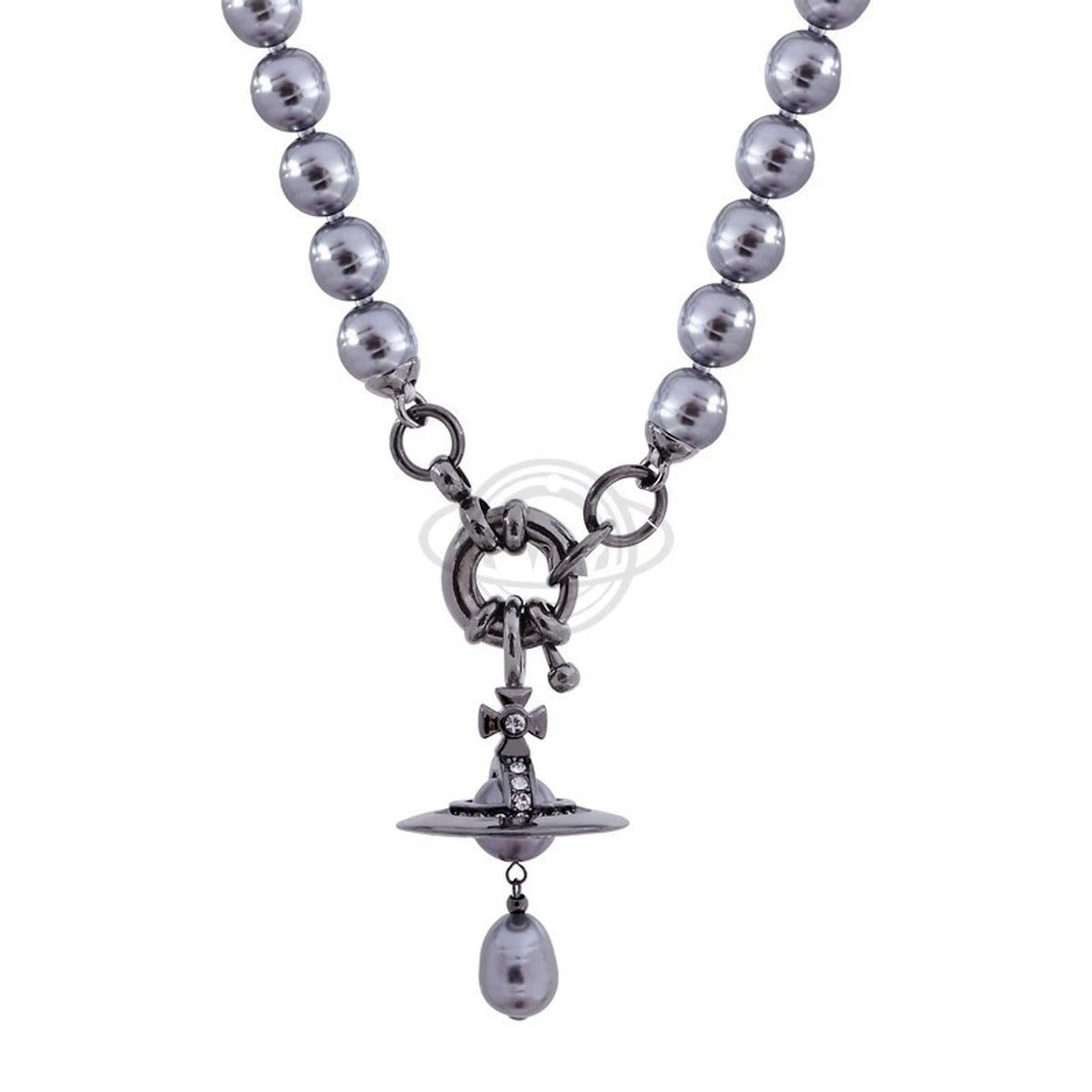 Vivienne Westwood Style Baroque Pearl Orb Necklace
